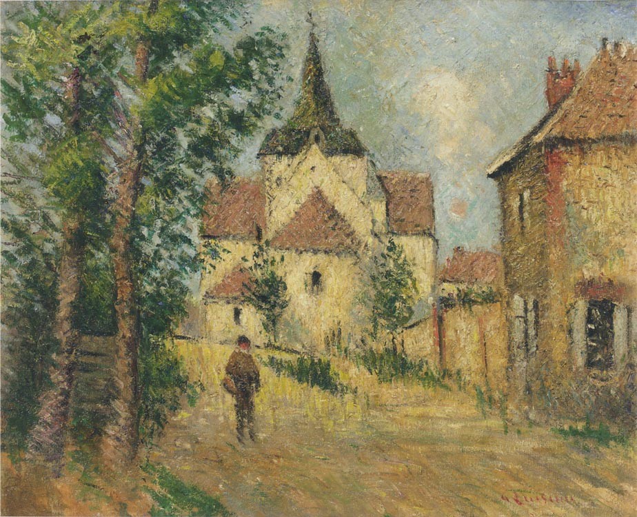 Village street by Gustave Loiseau