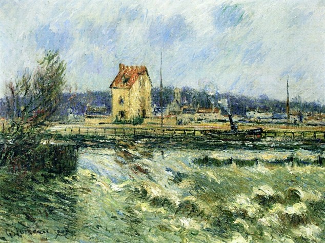 Waterfall at St. Martin by Gustave Loiseau