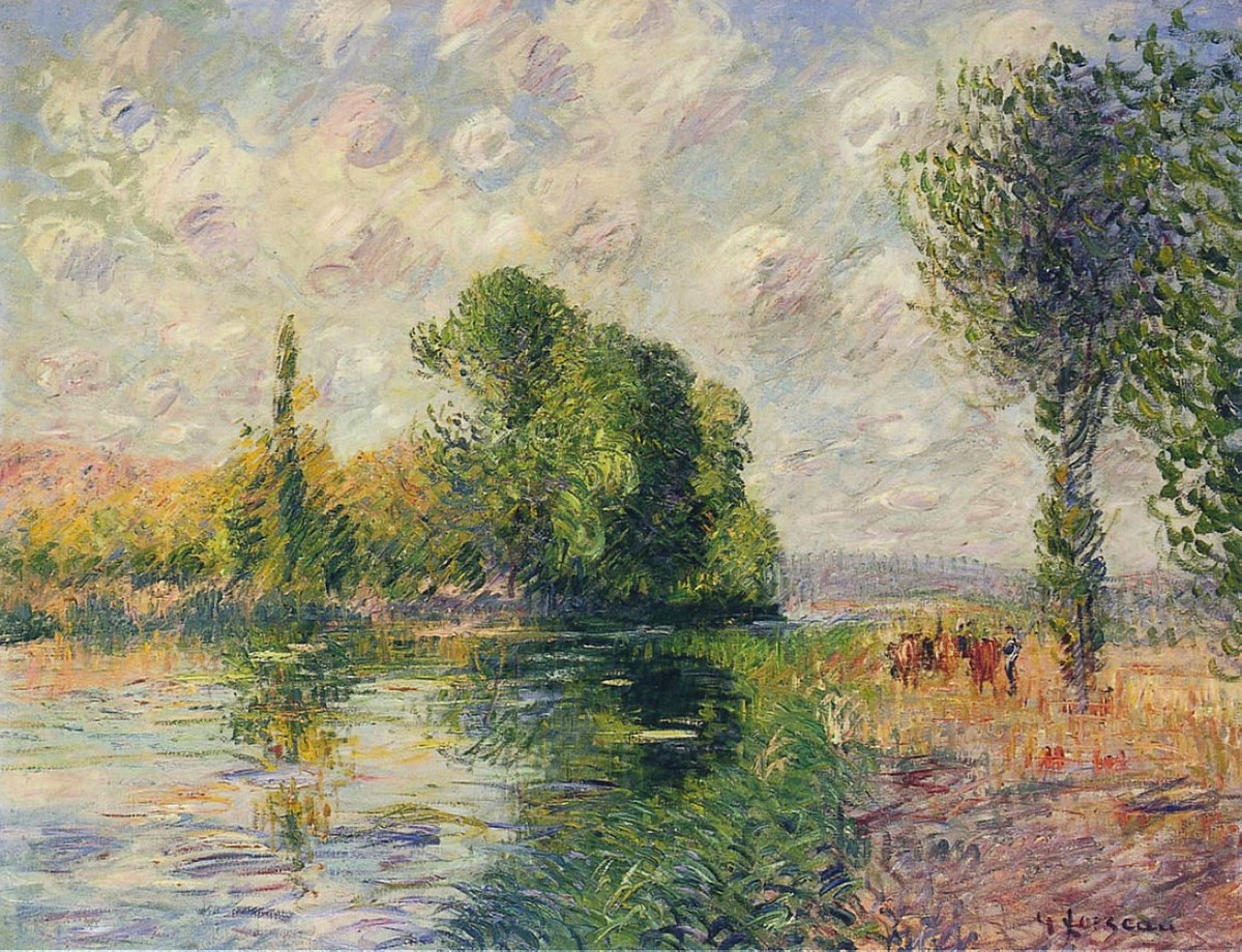 Wood and Fields Near St Cyr Vadreuil by Gustave Loiseau