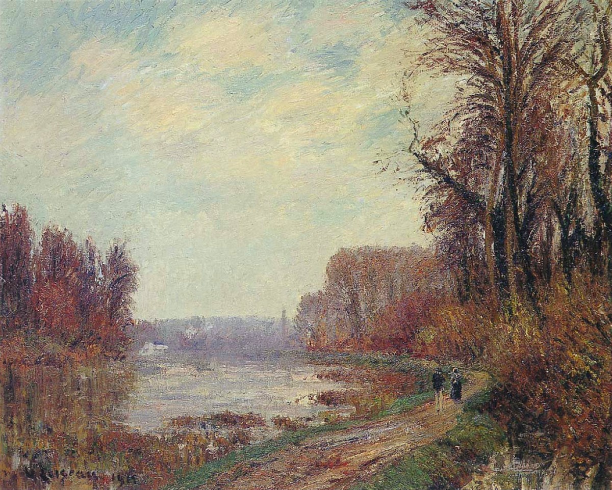 Woods by the Oise River by Gustave Loiseau