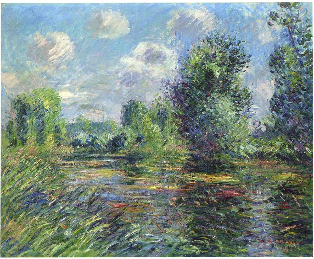 Woods Near Eure River by Gustave Loiseau