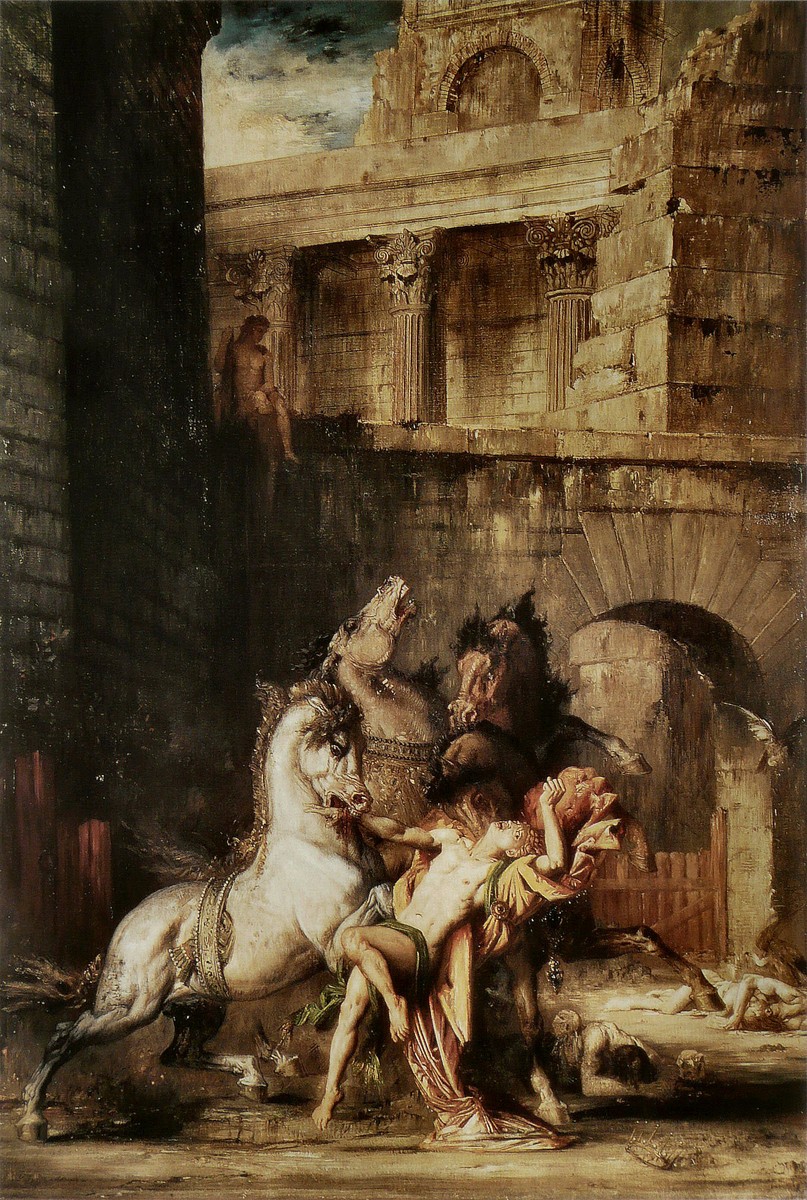Diomedes Being Eaten by his Horses by Gustave Moreau