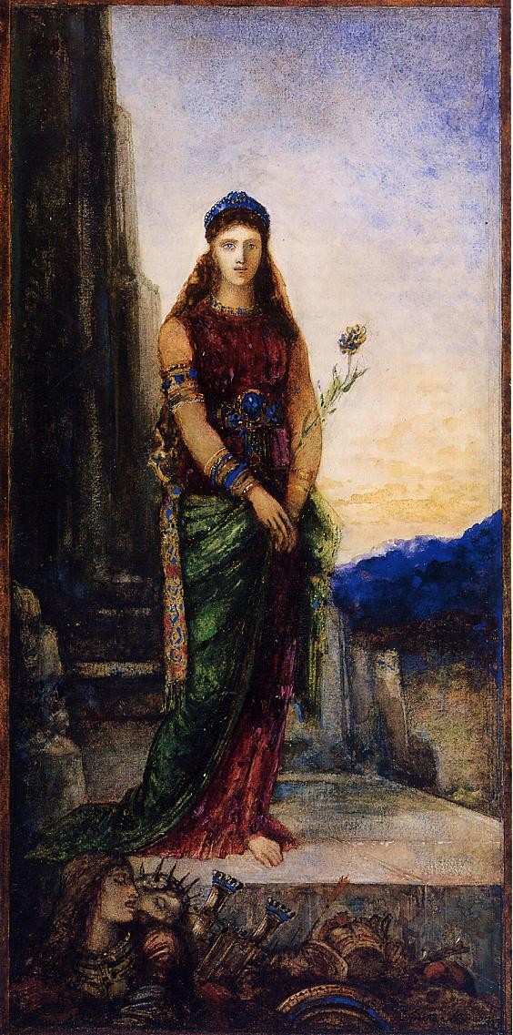 Helen on the Walls of Troy by Gustave Moreau