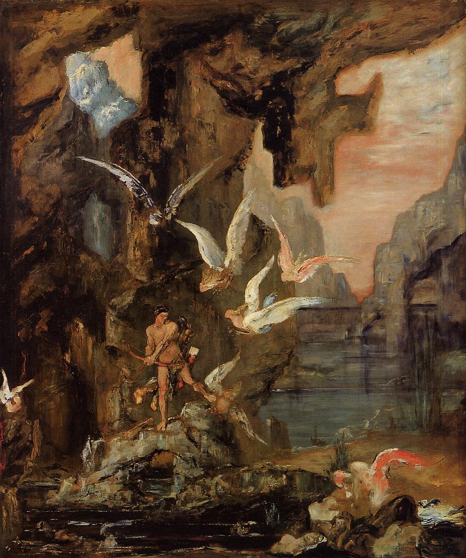 Hercules at Lake Stymphalos by Gustave Moreau
