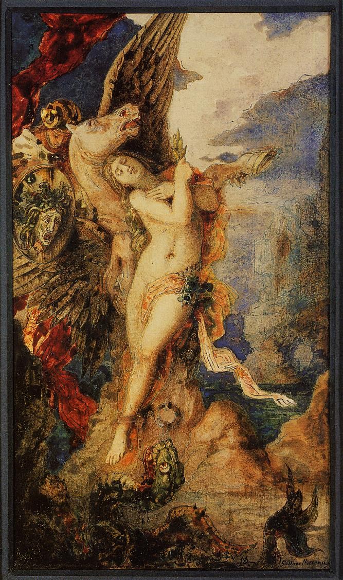 Perseus and Andromeda by Gustave Moreau
