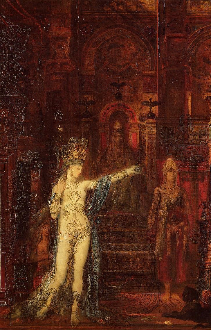 Salome dancing before Herod by Gustave Moreau