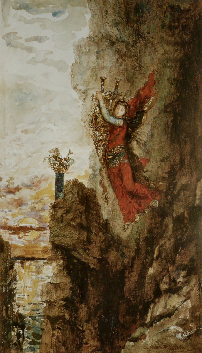 Sappho in Leucadia by Gustave Moreau