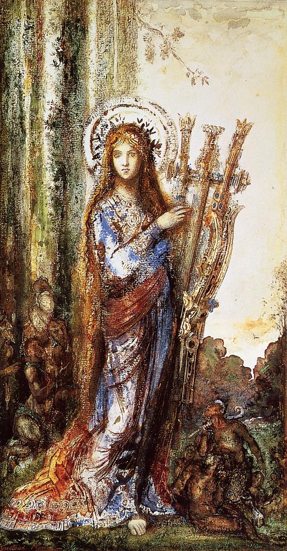 Satyrs by Gustave Moreau