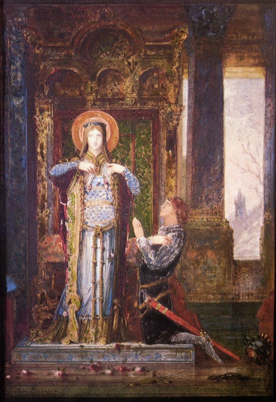 St. Elisabeth of Hungary (The Miracle of the Roses) by Gustave Moreau
