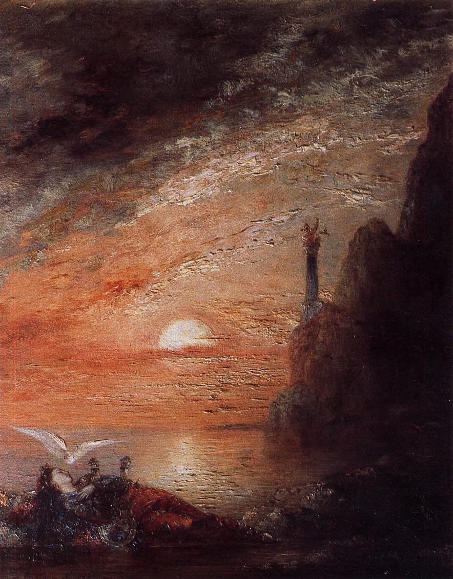 The Death of Sappho by Gustave Moreau