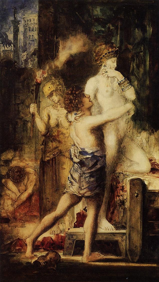 The Execution of Messalina by Gustave Moreau