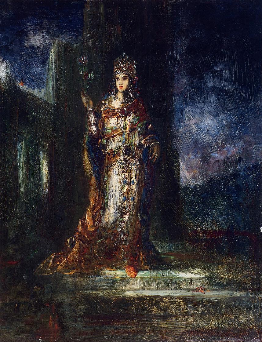 The Fiancee of the Night (The Song of Songs) by Gustave Moreau