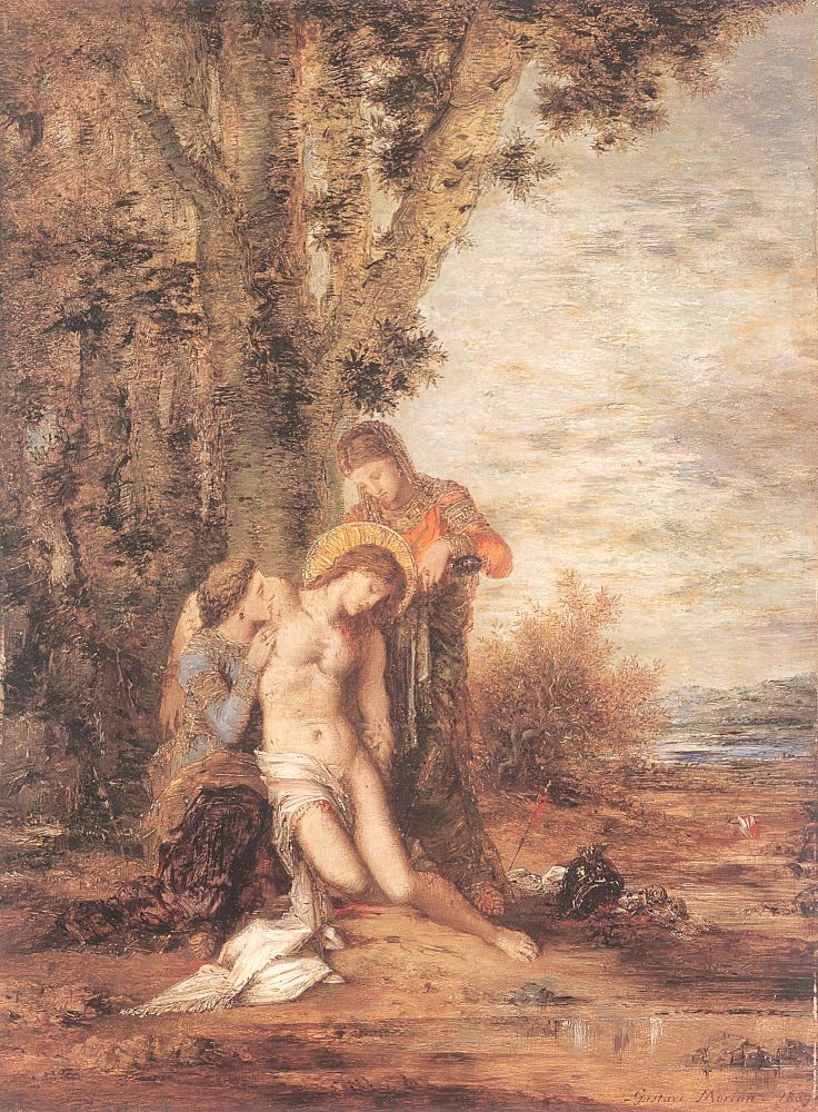 The Martyred St. Sebastian by Gustave Moreau
