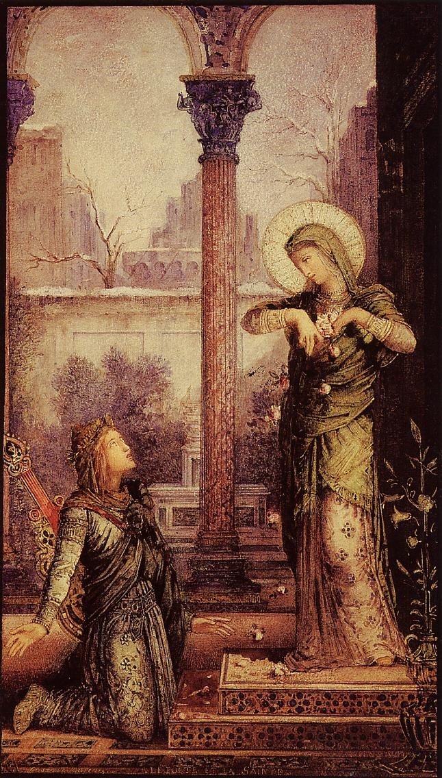 The Poet and the Saint by Gustave Moreau