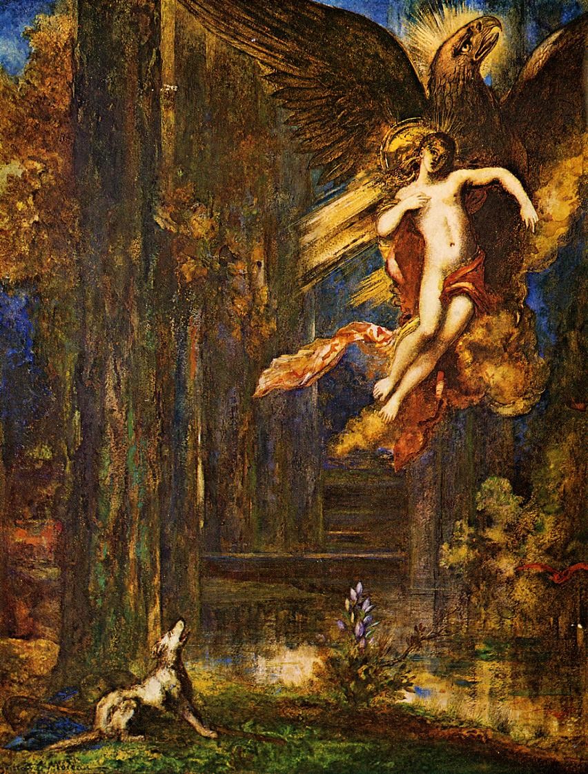 The Raising of Ganymede by Gustave Moreau