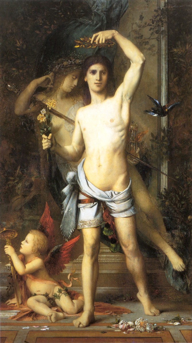 The Young Man and Death by Gustave Moreau