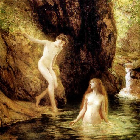 Daphnis Et Chloe by Gustave-Claude-Etienne Courtois