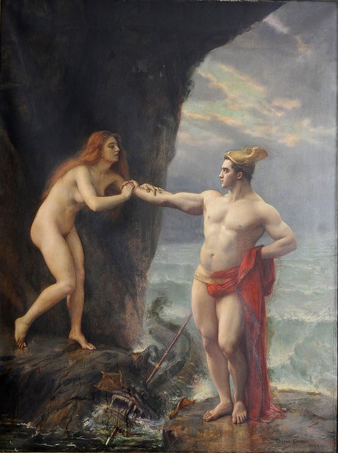 Persée Délivrant Andromède by Gustave-Claude-Etienne Courtois