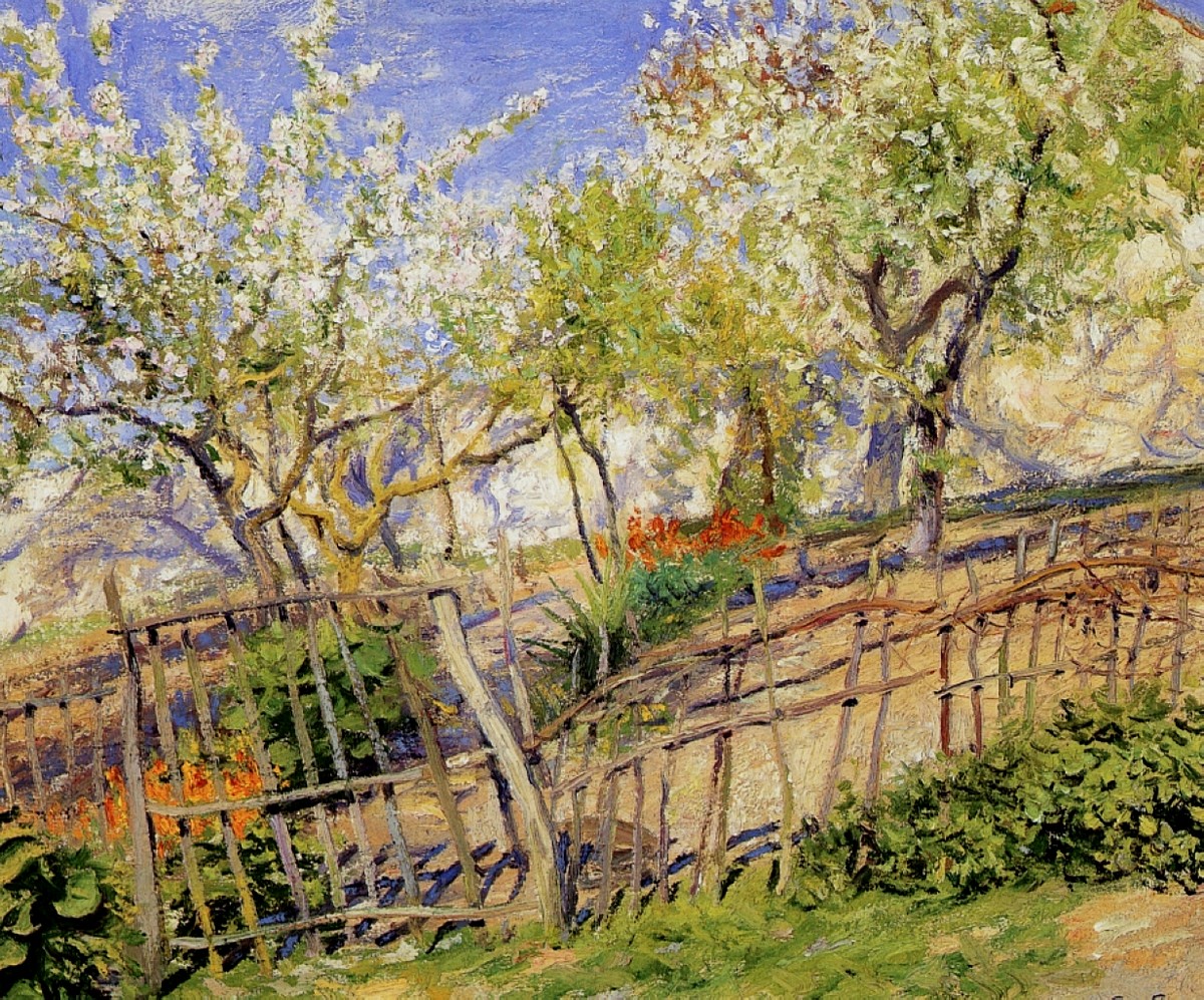 Blossoms and Wallflowers by Guy Rose
