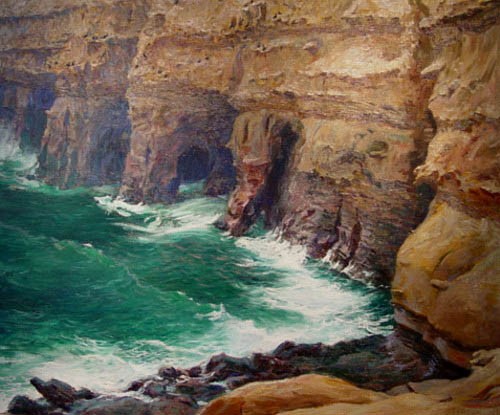 La Jolla Caves by Guy Rose
