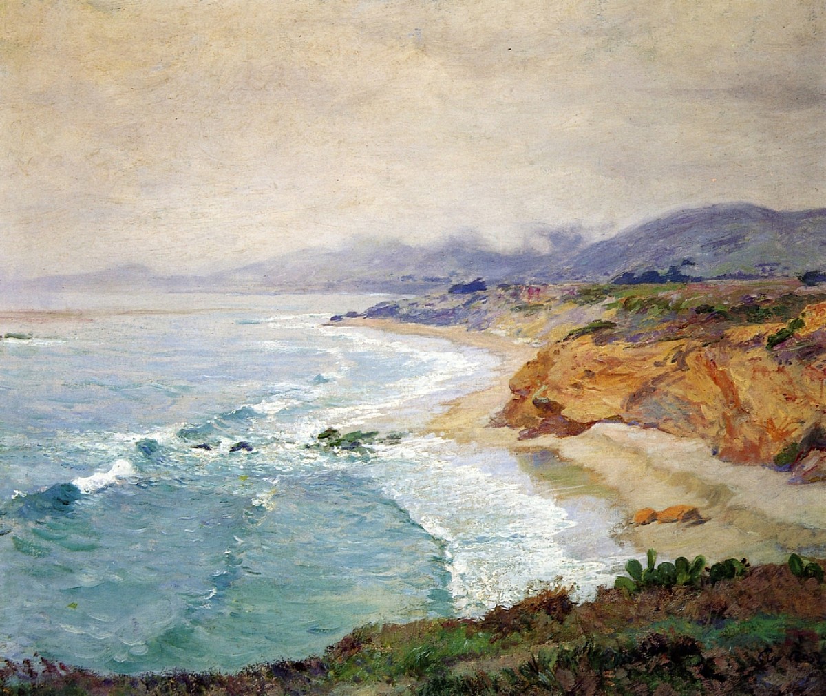 Lifting Fog, Laguna by Guy Rose
