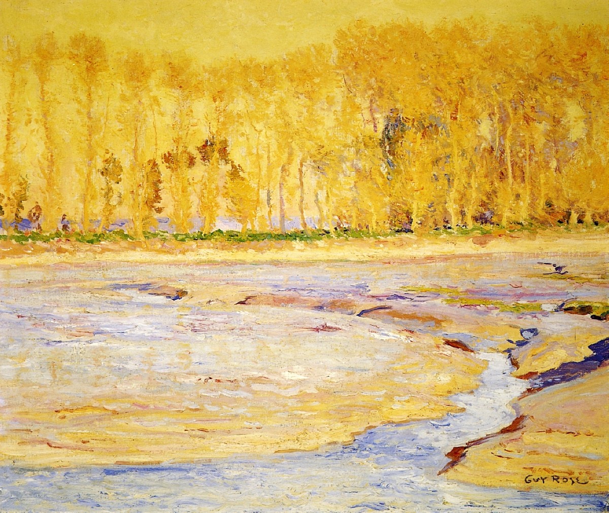 Low Tide Honfleur by Guy Rose