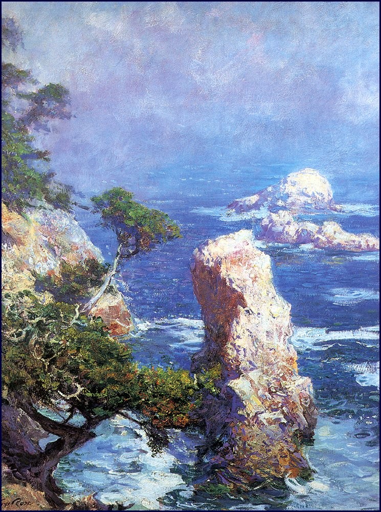 Mist Over Point Lobos by Guy Rose