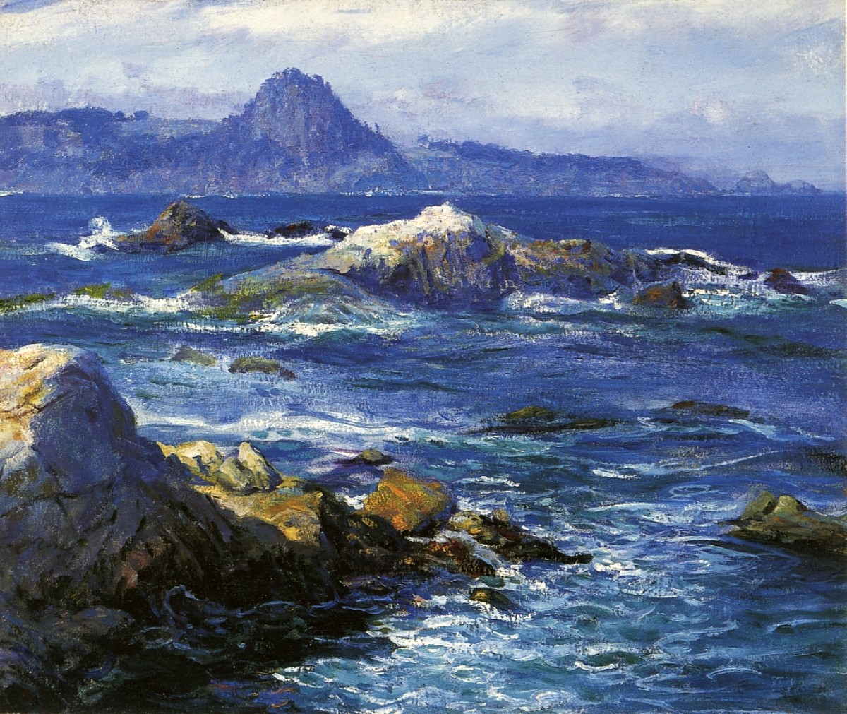 Off Mission Point (aka Point Lobos) by Guy Rose
