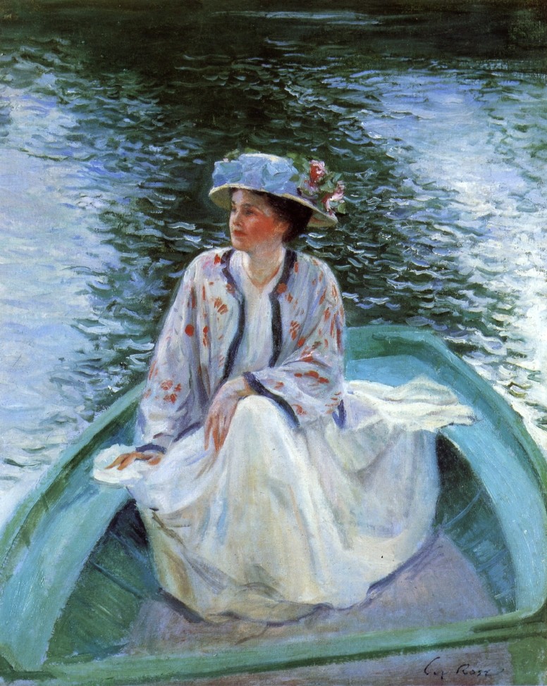 On the River's Edge by Guy Rose