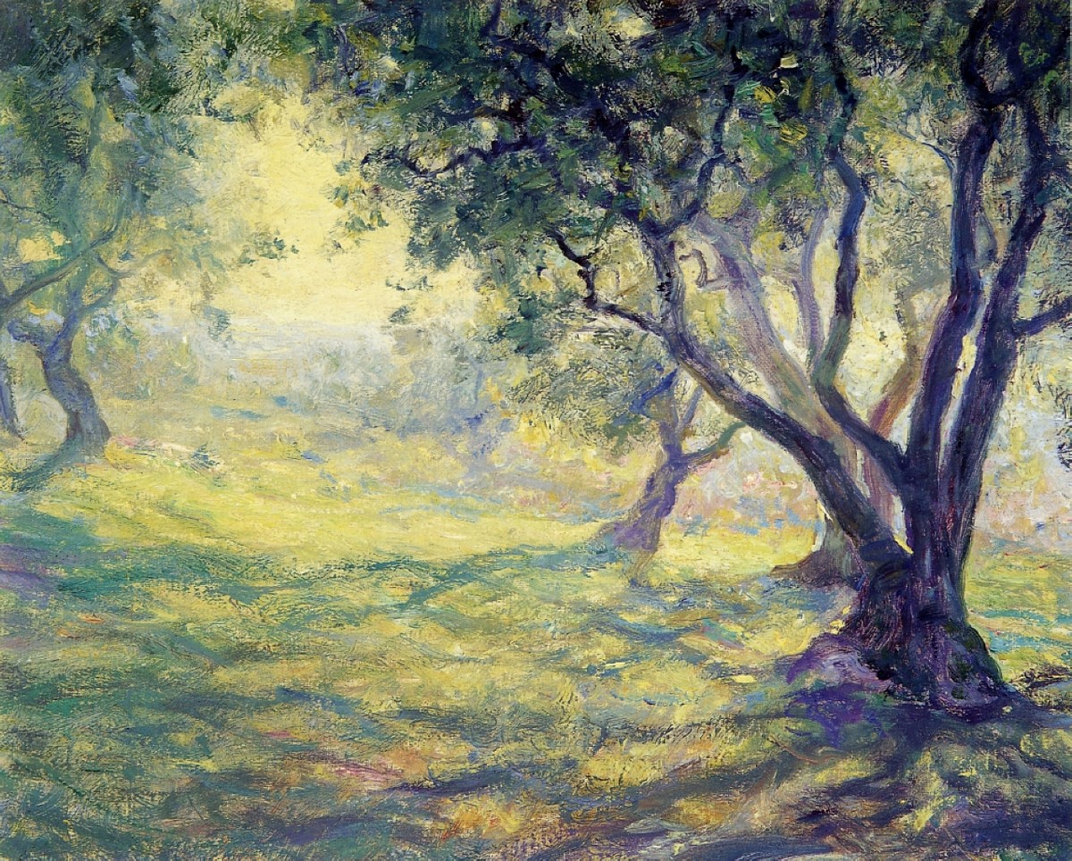 Provincial Olive Grove by Guy Rose