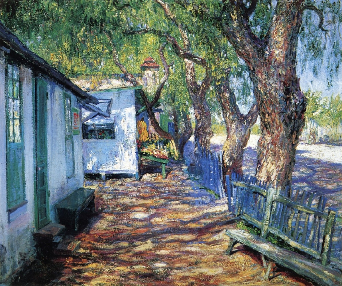 San Gabriel Road by Guy Rose