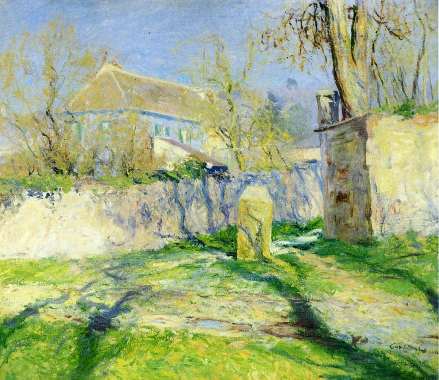 The Blue House by Guy Rose