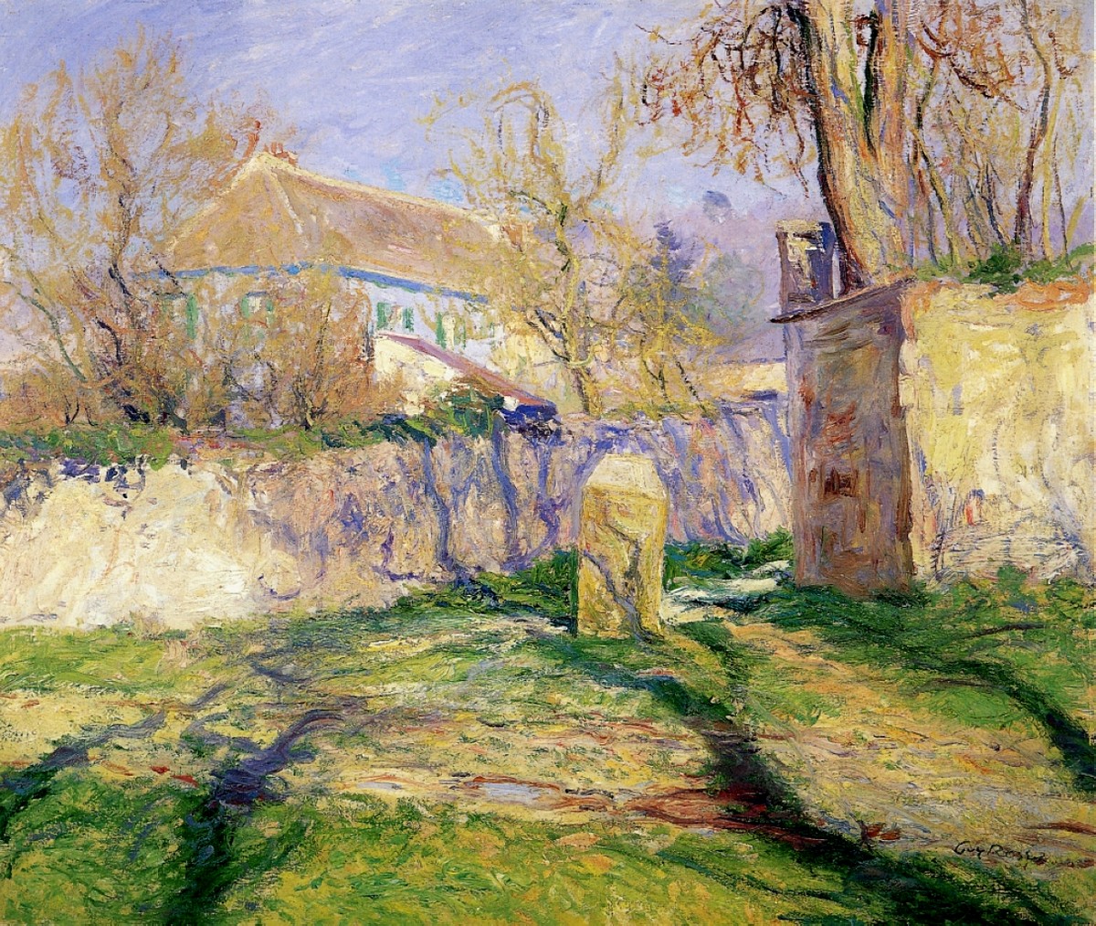 The Blue House by Guy Rose