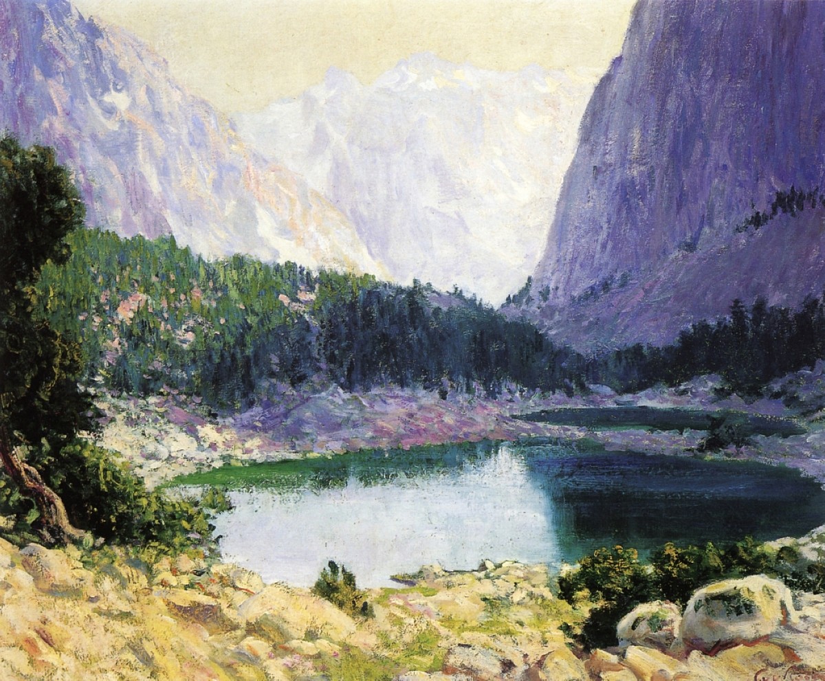 Twin Lakes, High Sierra by Guy Rose