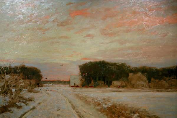 Winter in Worpswede by Hans am Ende