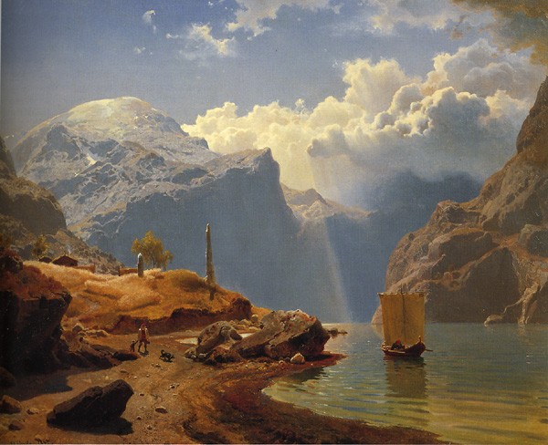 Hardanger Fjord by Hans Gude