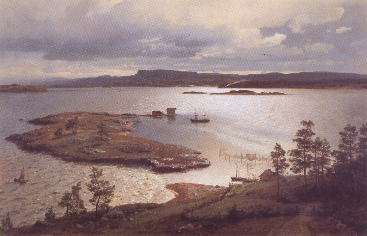 Sandviksfjorden by Hans Gude