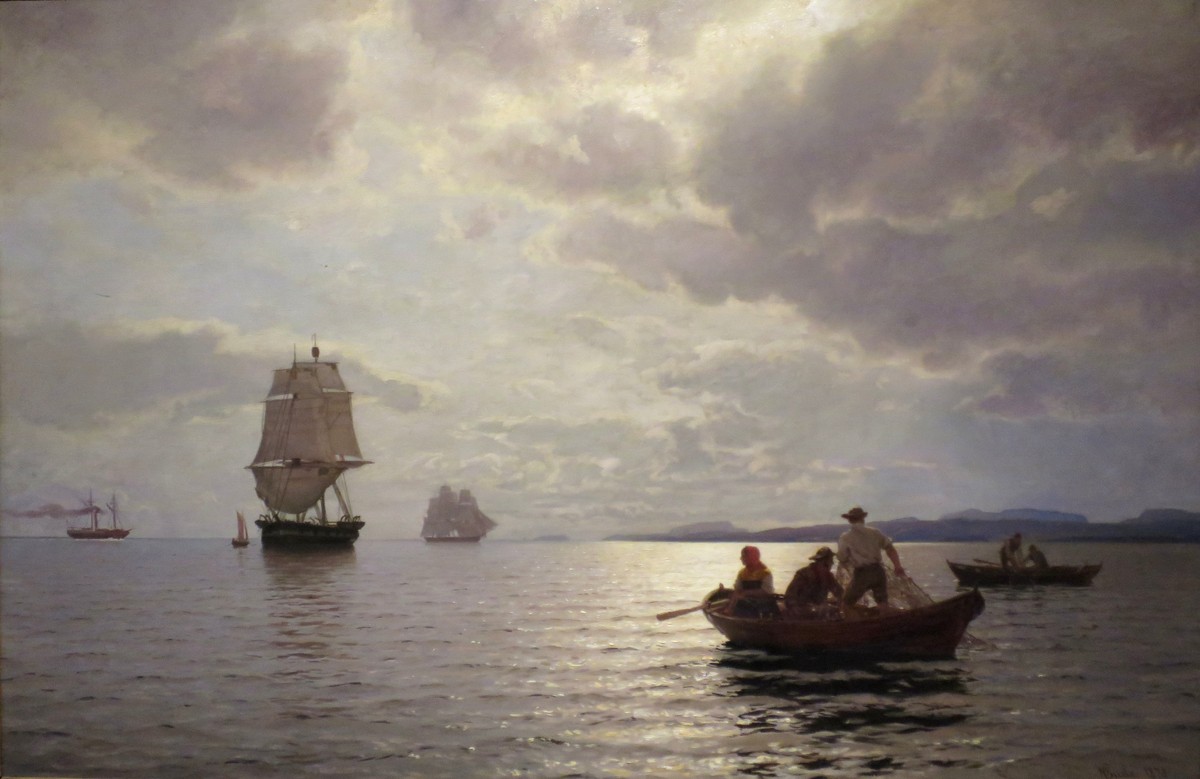 the Oslo Fjord by Hans Gude