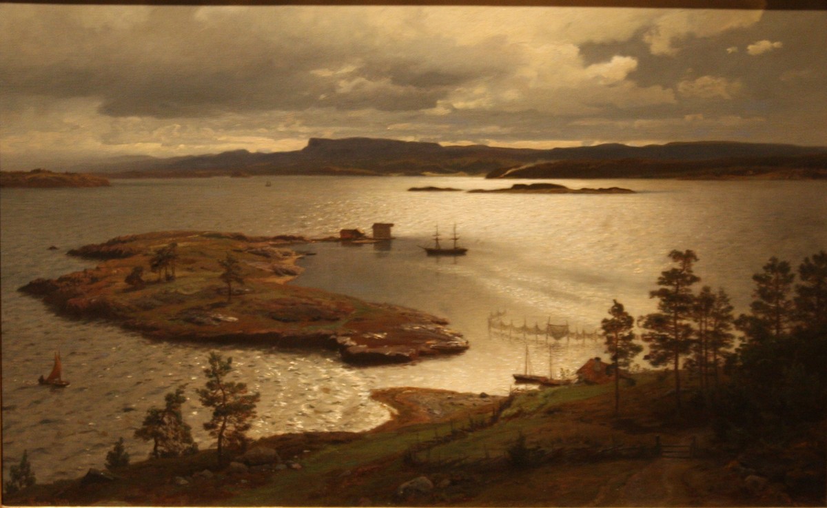 The Sandvik Fiord by Hans Gude