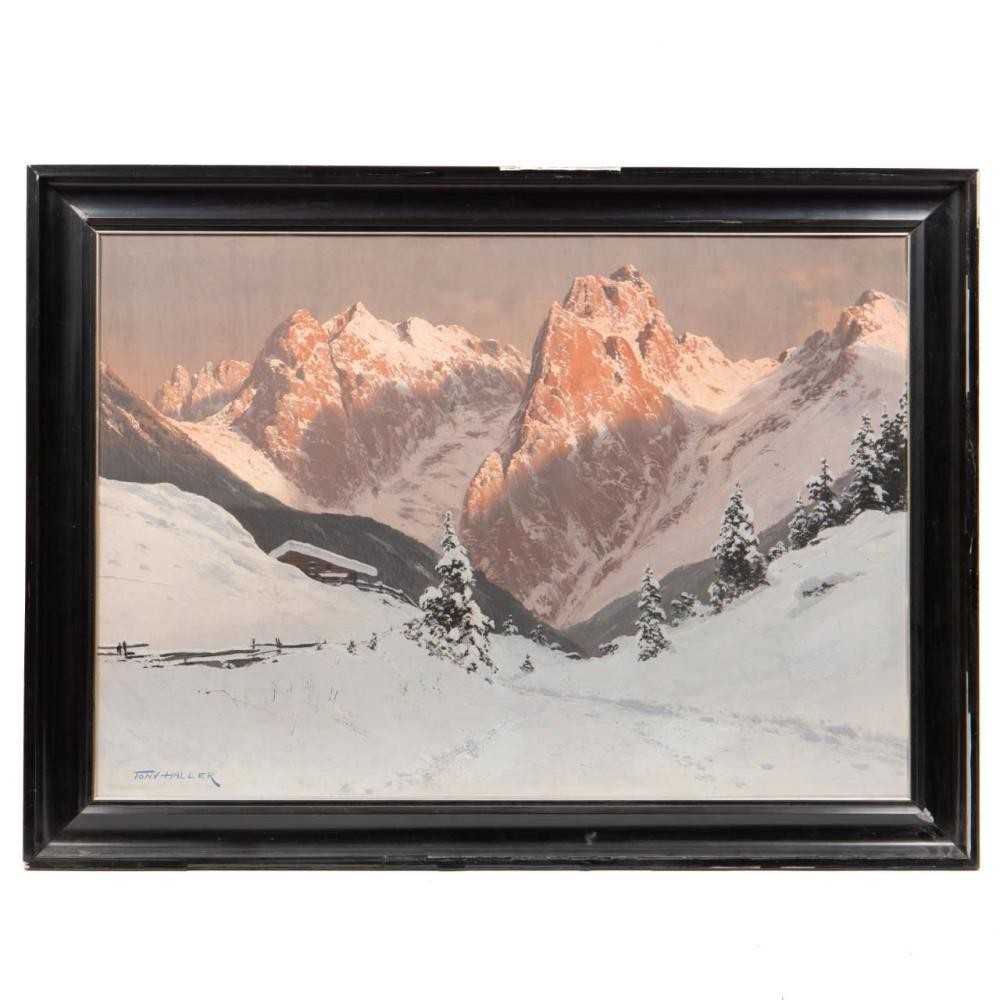 DOLOMITE MOUNTAINS LANDSCAPE by Hans Sterbik