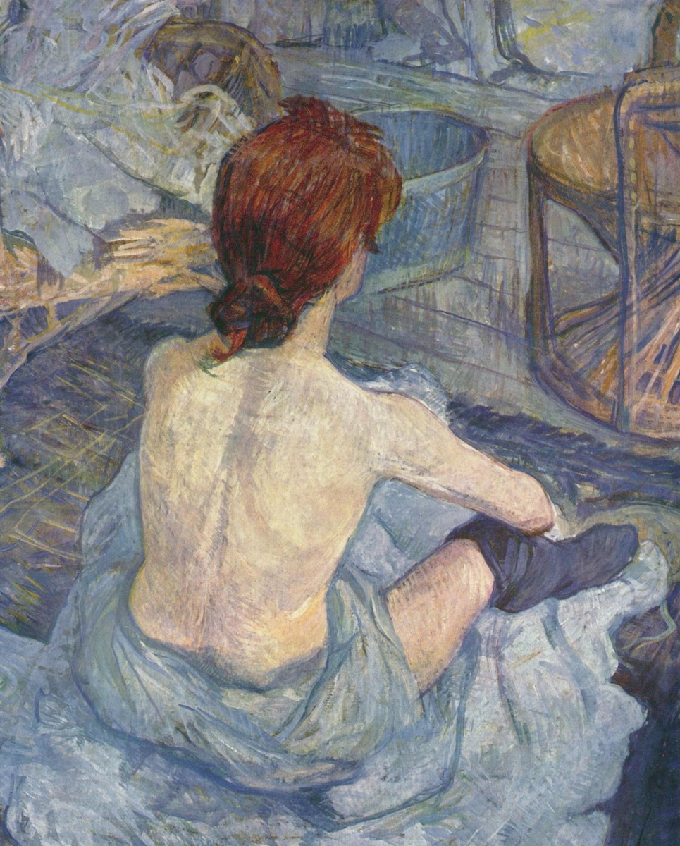 Rousse also called Toilet by Henri de Toulouse-Lautrec