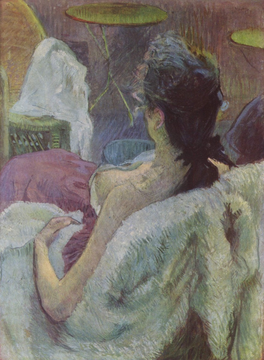 Ruhendes Modell by Henri de Toulouse-Lautrec