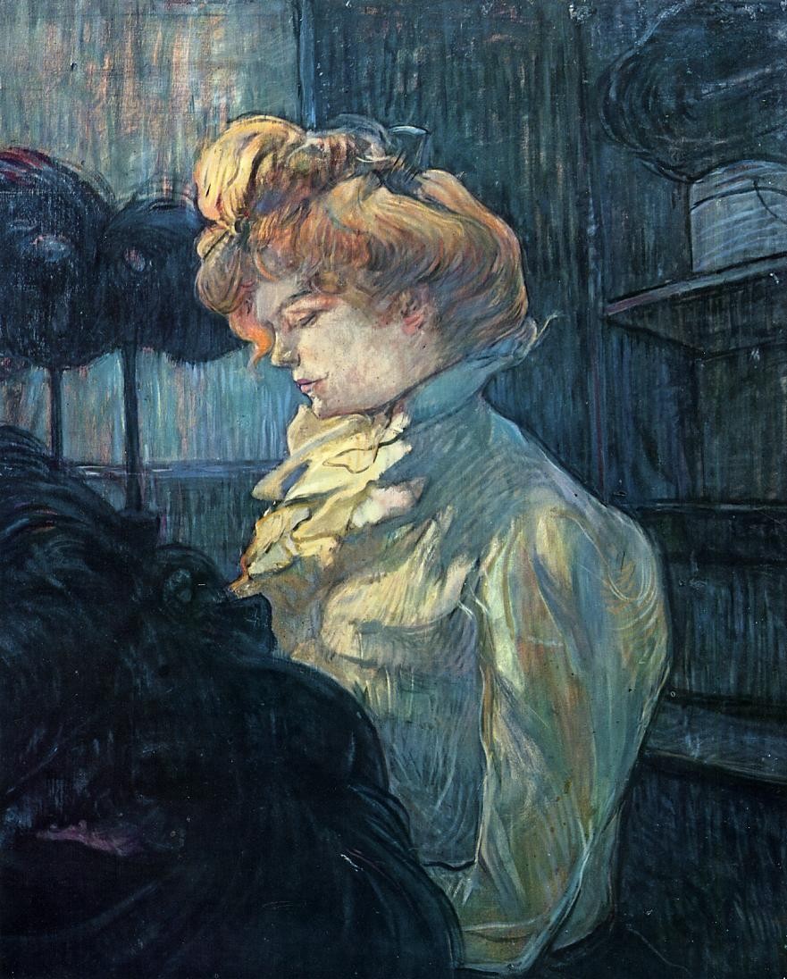 The Milliner by Henri de Toulouse-Lautrec