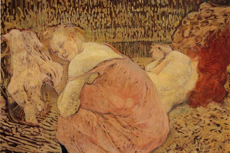 Two Friends by Henri de Toulouse-Lautrec
