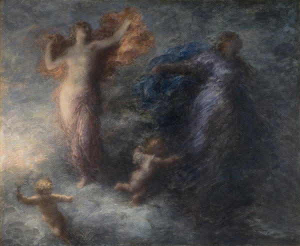 Dawn and Night by Henri Fantin-Latour