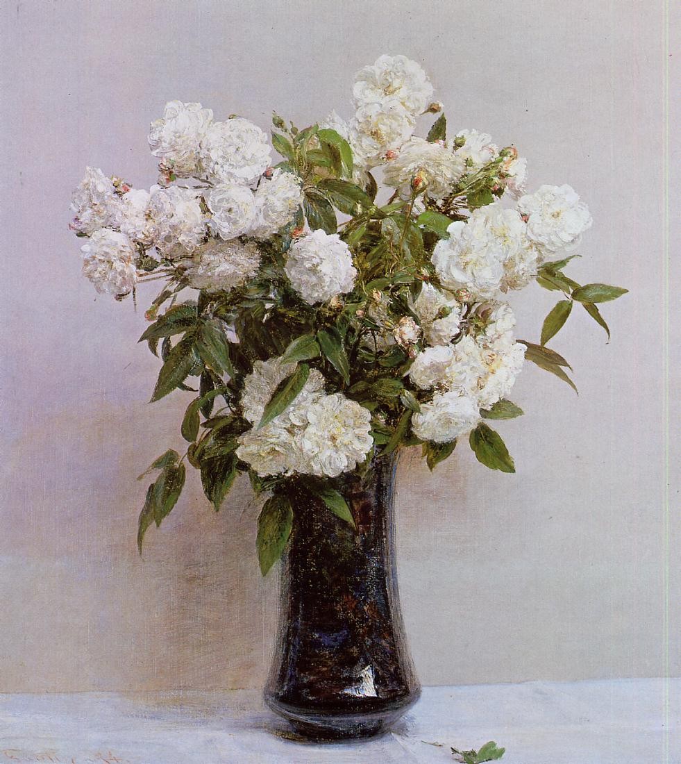 Fairy Roses by Henri Fantin-Latour