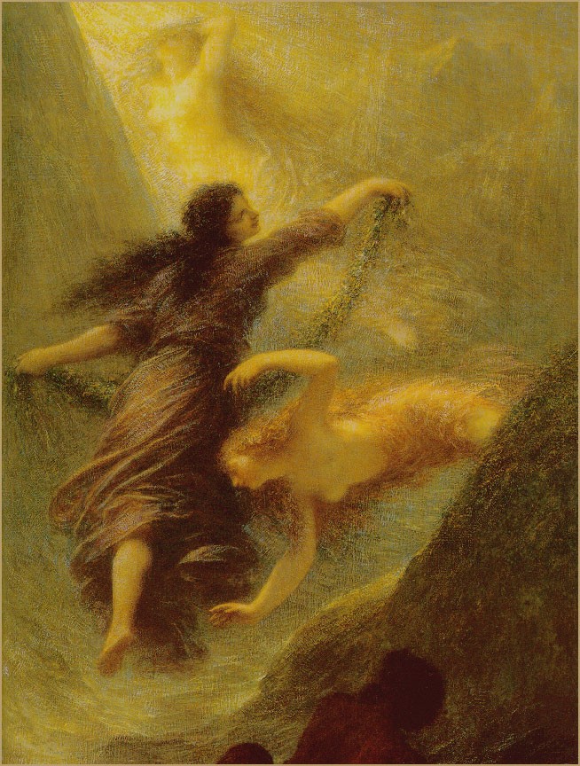 The Three Rhine Maidens by Henri Fantin-Latour