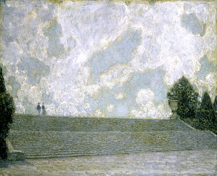 Steps of the Palace at Versailles by Henri Le Sidaner