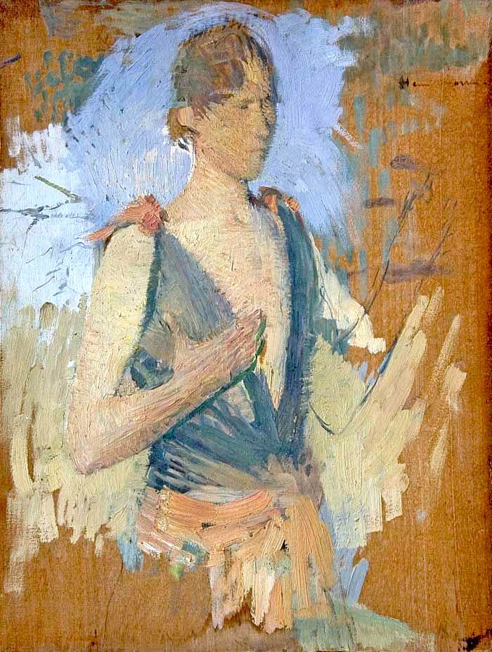 A Young Woman by Henri Martin