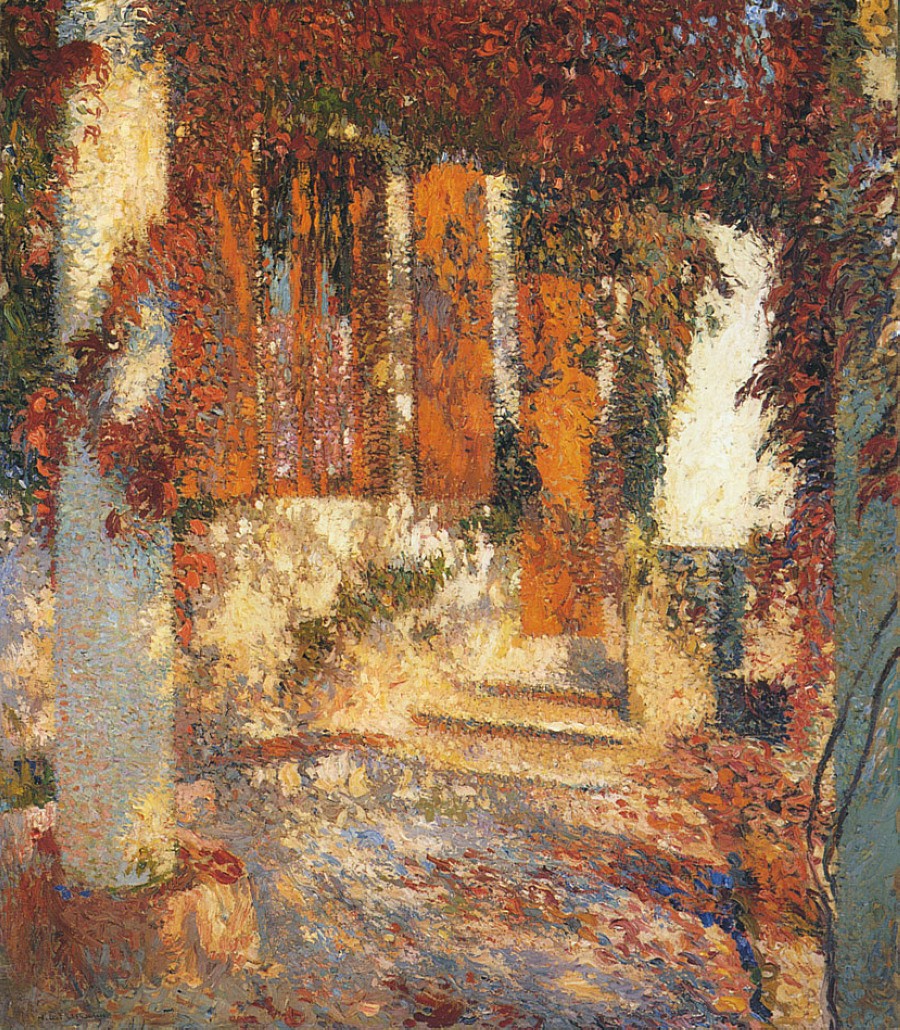 At the Pergola by Henri Martin